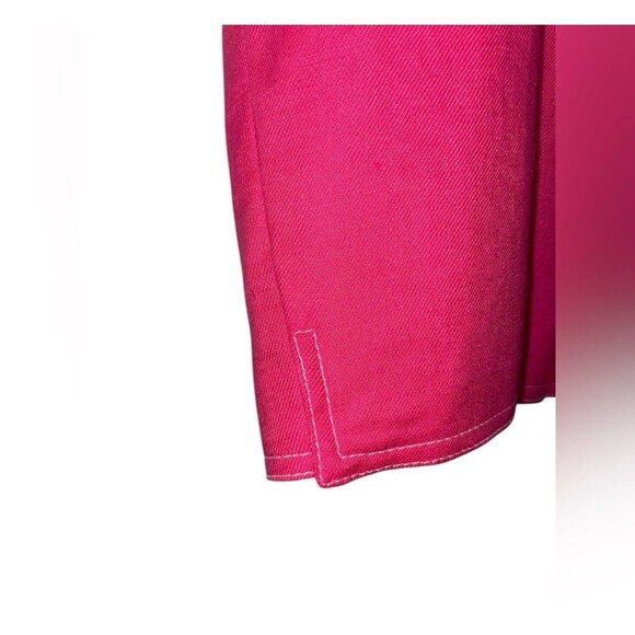 J Crew Going Out Pink Open Linen Blazer SIZE 8 - Picture 4 of 6